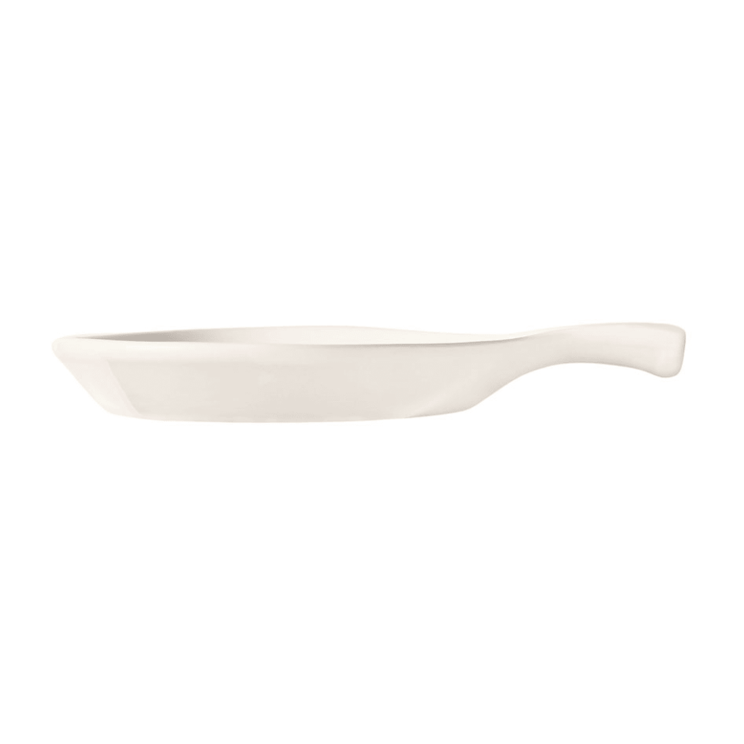 Plat pour gratin avec poignée 12 oz- Blanc 