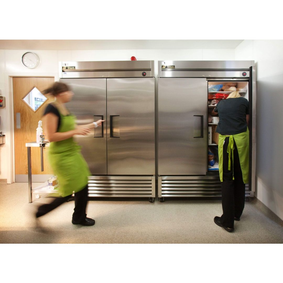 Double Solid Swing Door Freezer - 54" 