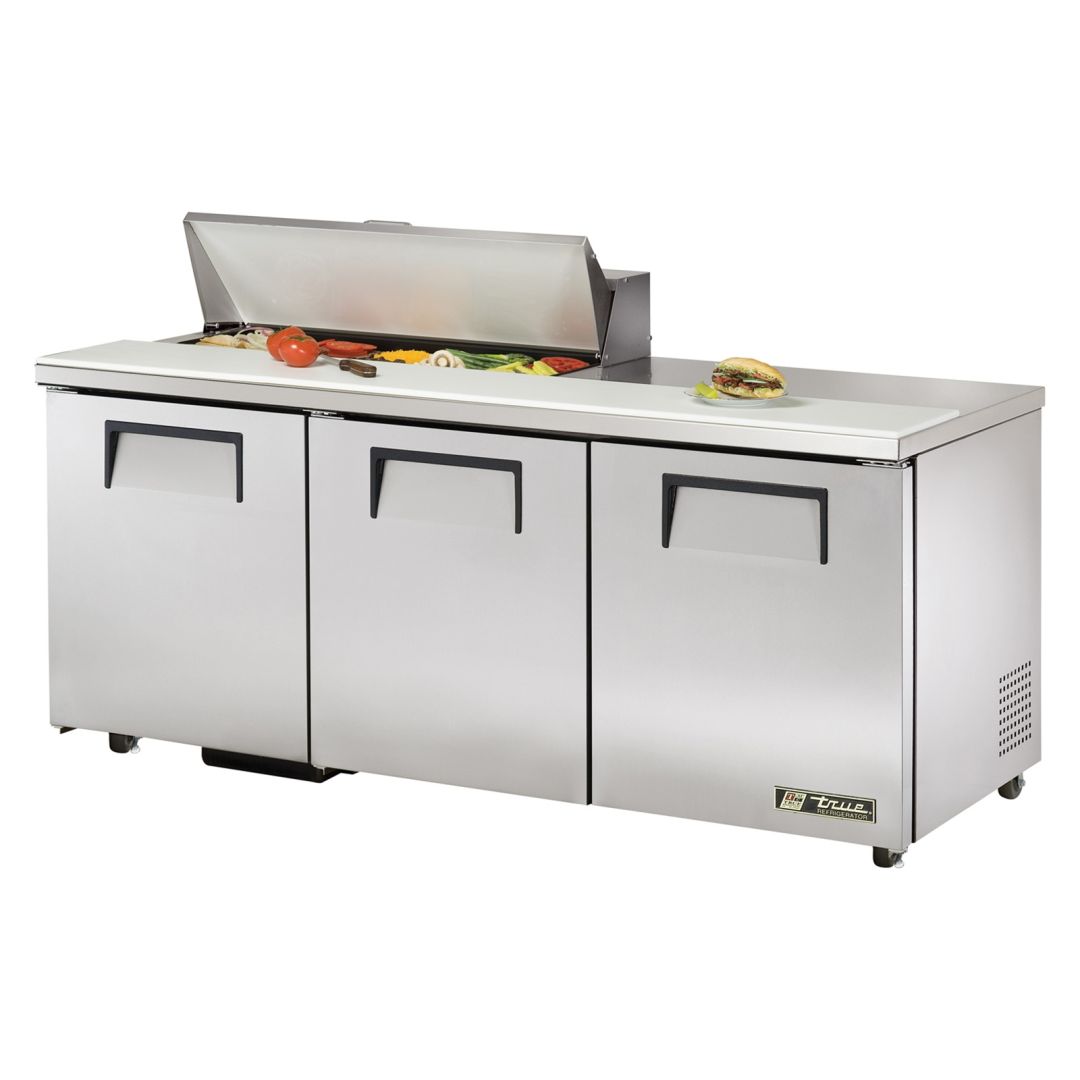 Table de préparation à salade réfrigérée 72" - 10 bacs