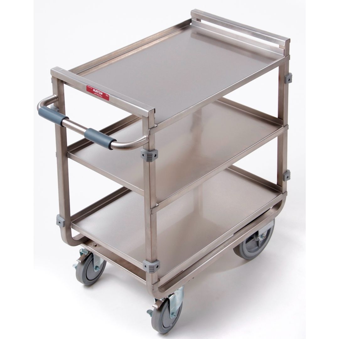 Chariot utilitaire en acier inoxydable 3 tablettes 21" x 33"
