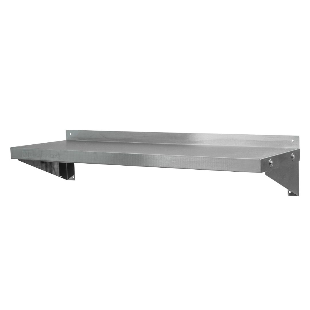 Tablette murale en acier inoxydable 84" x 14"