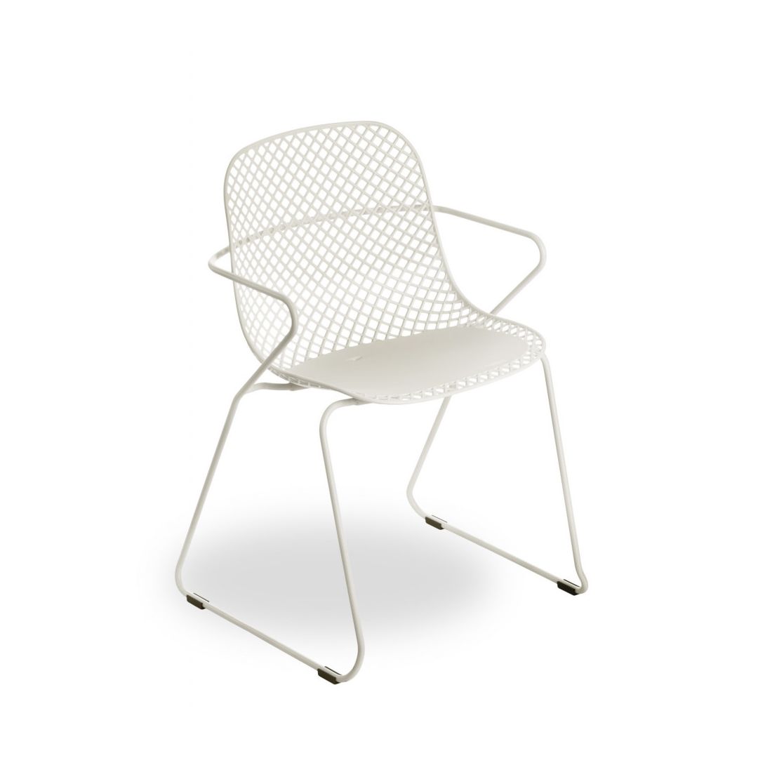 Ramatuelle '73 Metal Armchair - Absolute Cream