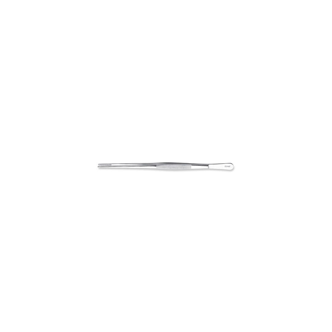 8" Stainless Steel Precision Tongs with Straight Tips