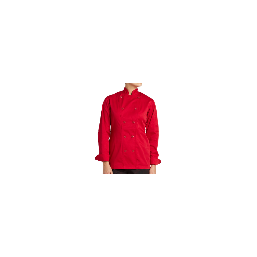 Veste de Chef Gusto pour Femme - Cerise (Small)