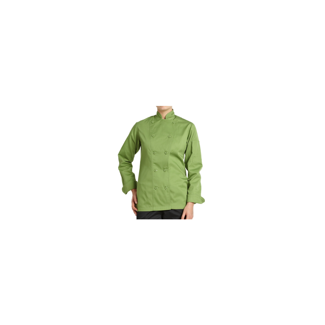 Veste de Chef Gusto pour Femme - Vert Pomme (X-Large)