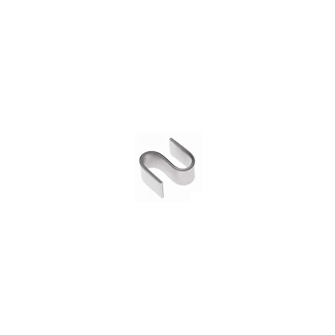 Ens. 4 Crochet en “S “ - Chrome 