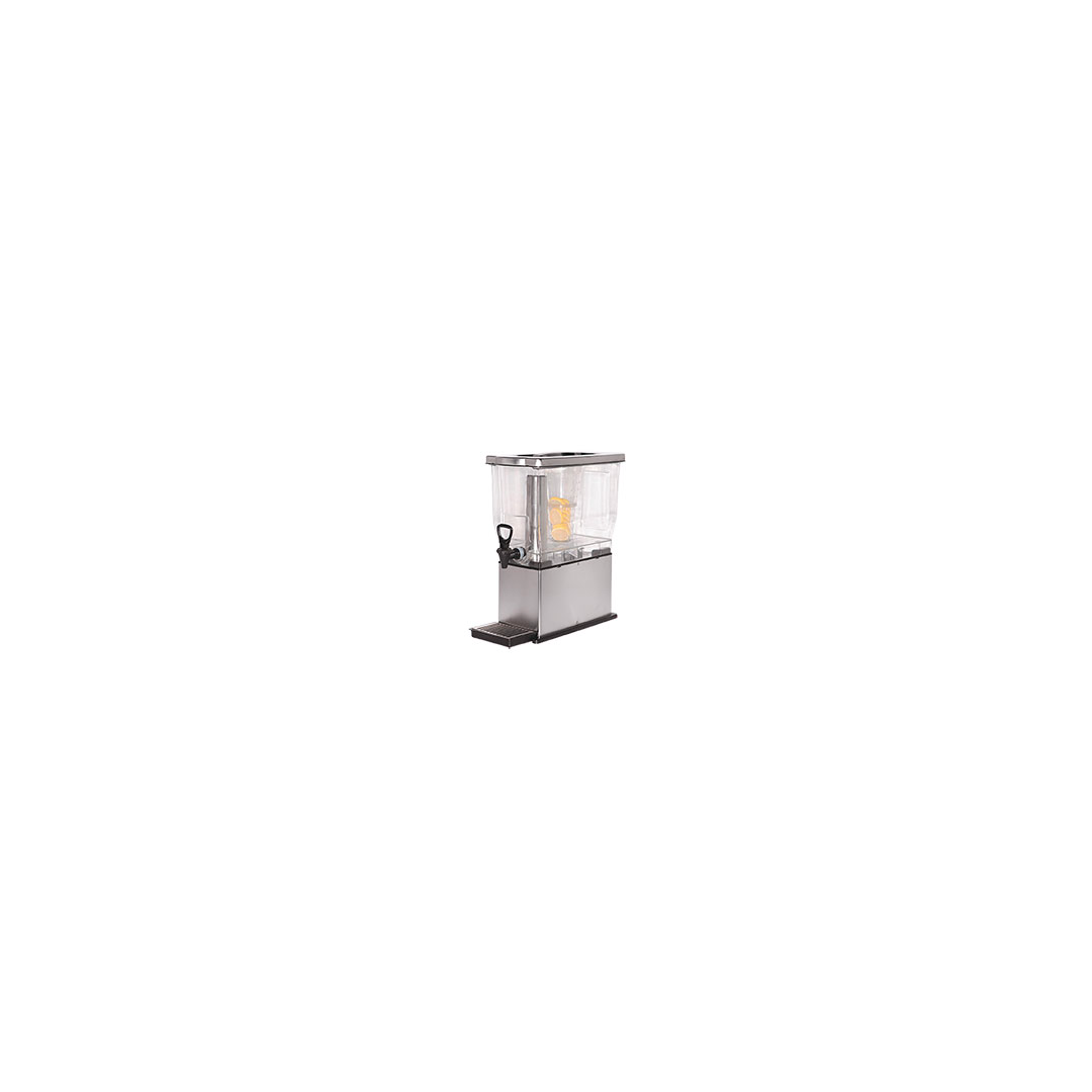 Distributeur à Breuvage Froid 3 Gal. Base Carrée - Inox