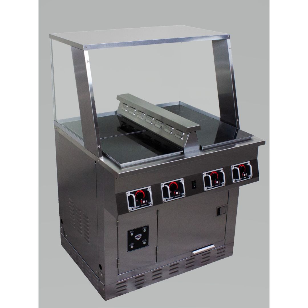 Cuisinière à induction avec système de ventilation intégré 208/240/60/1