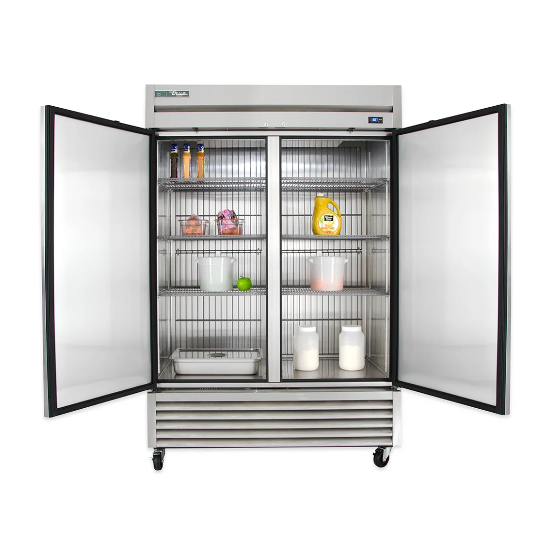 Double Solid Swing Door Freezer - 54" 