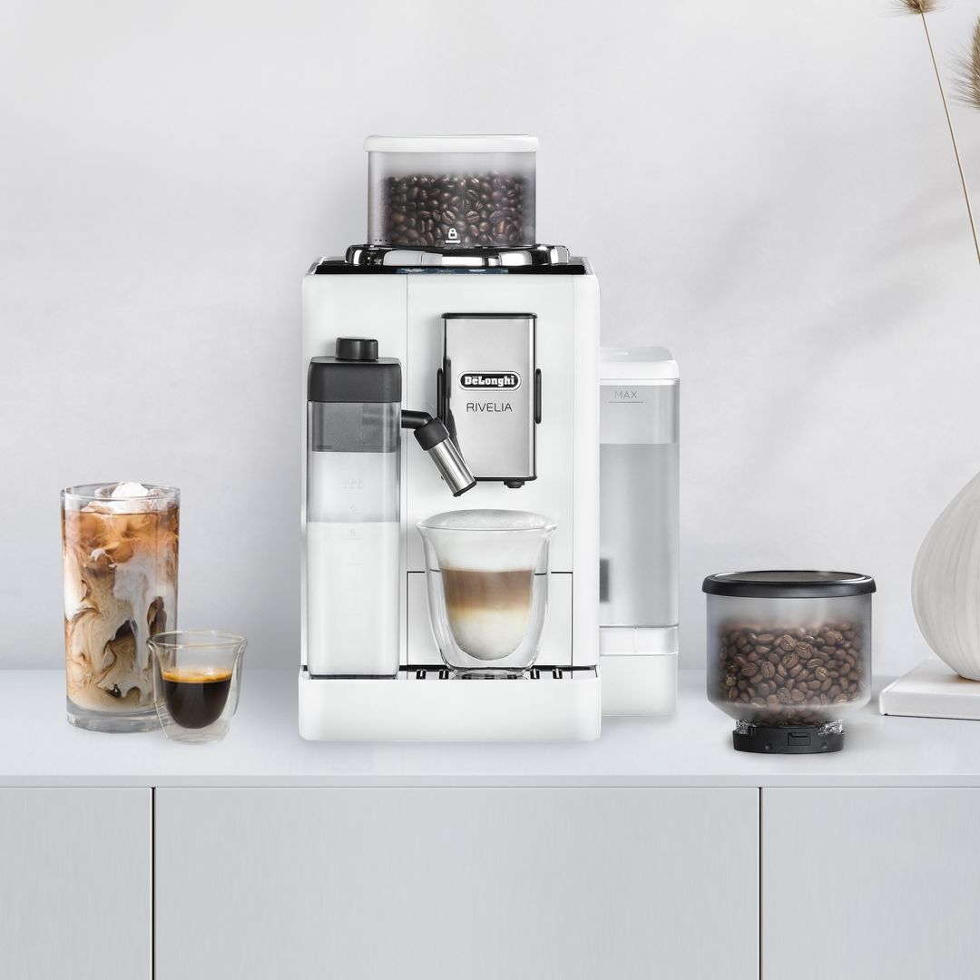 Machine à espresso automatique Rivelia - Blanc