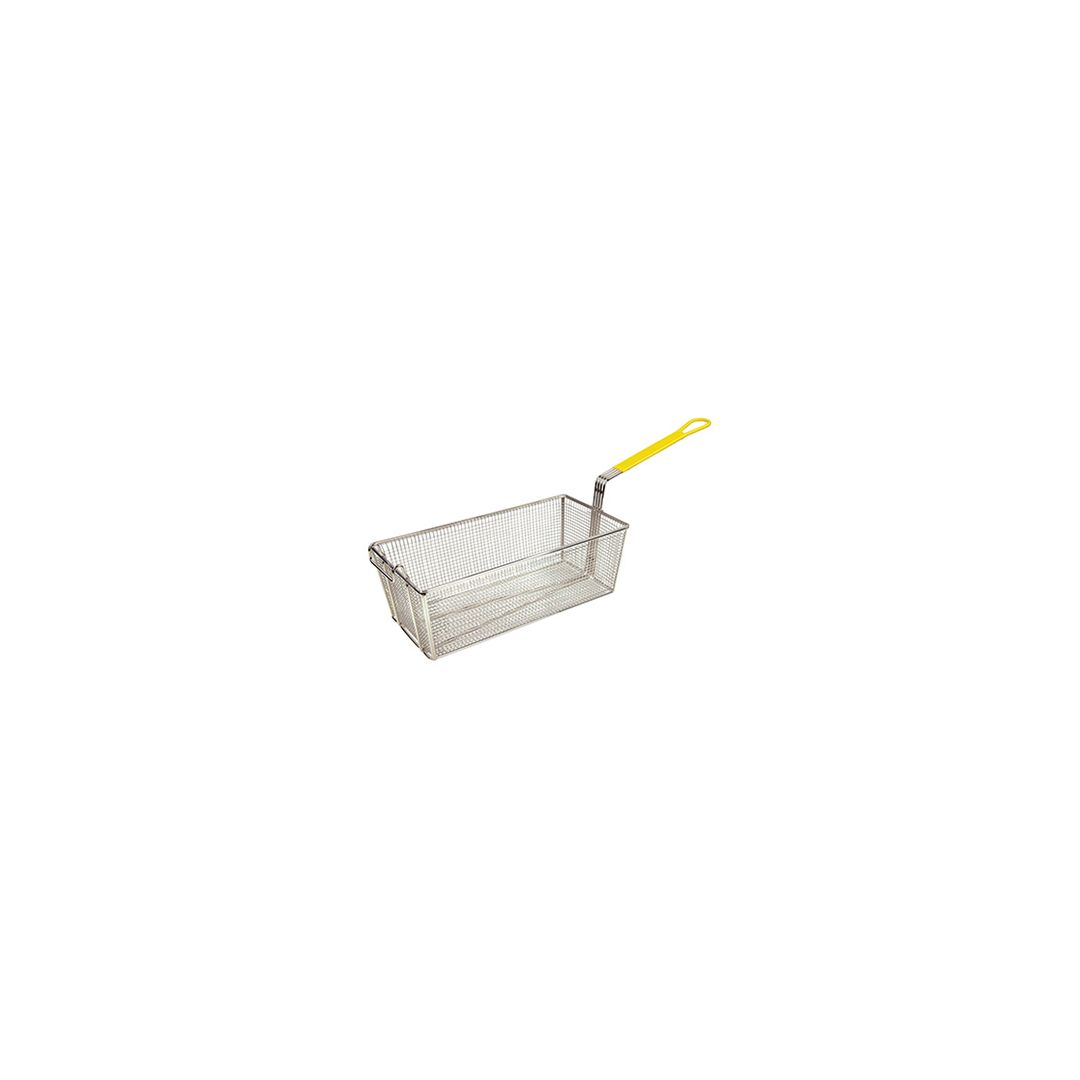 Panier à friteuse 17" avec manche jaune