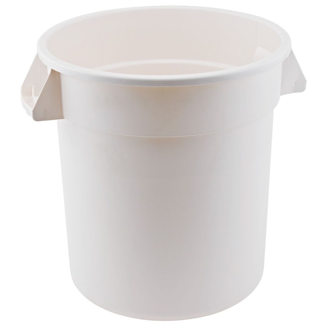 Poubelle ronde 20 gallons – Blanche