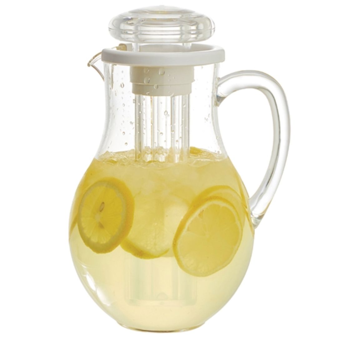 Pichet en polycarbonate avec coeur pour la glace 64 oz
