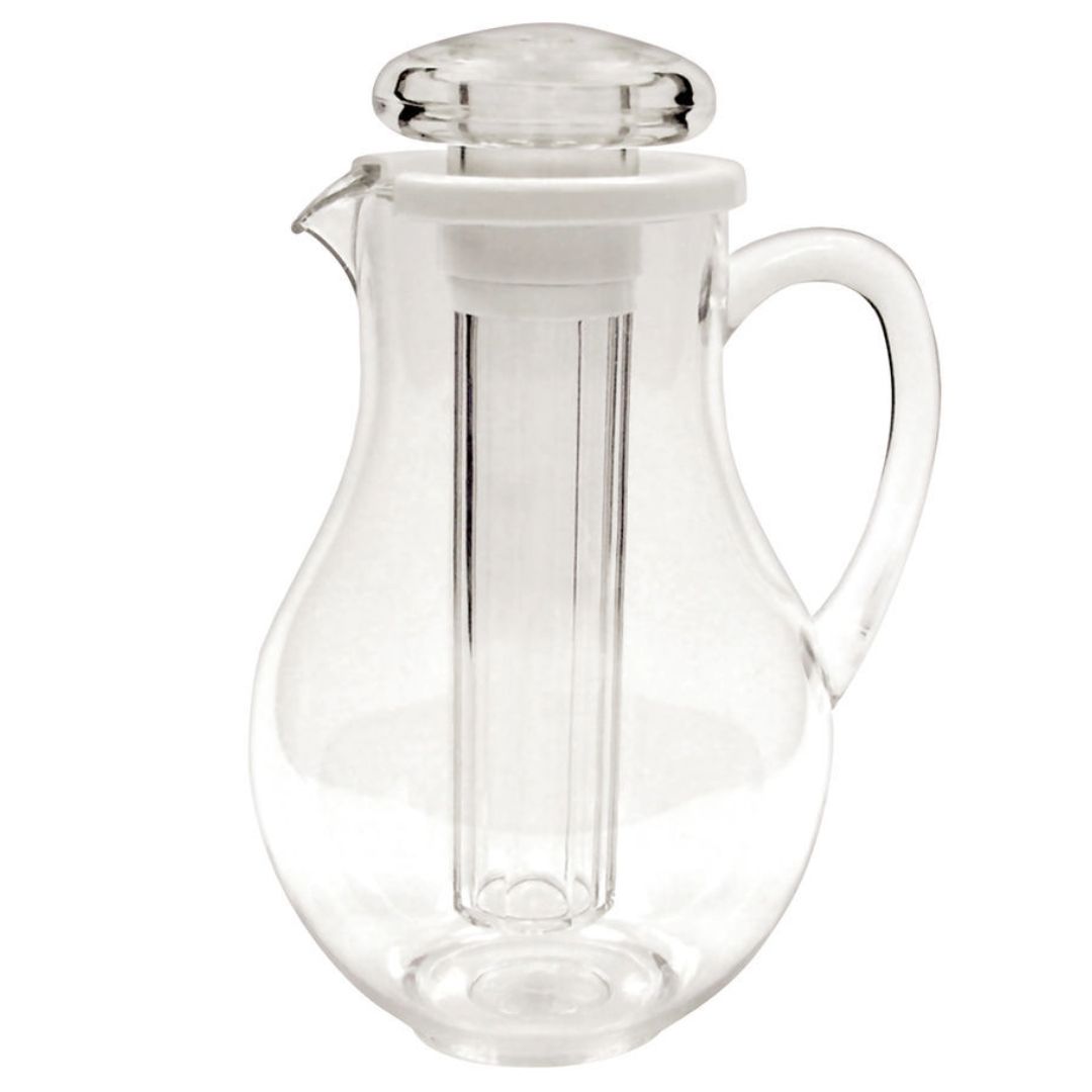 Pichet en polycarbonate avec coeur pour la glace 64 oz