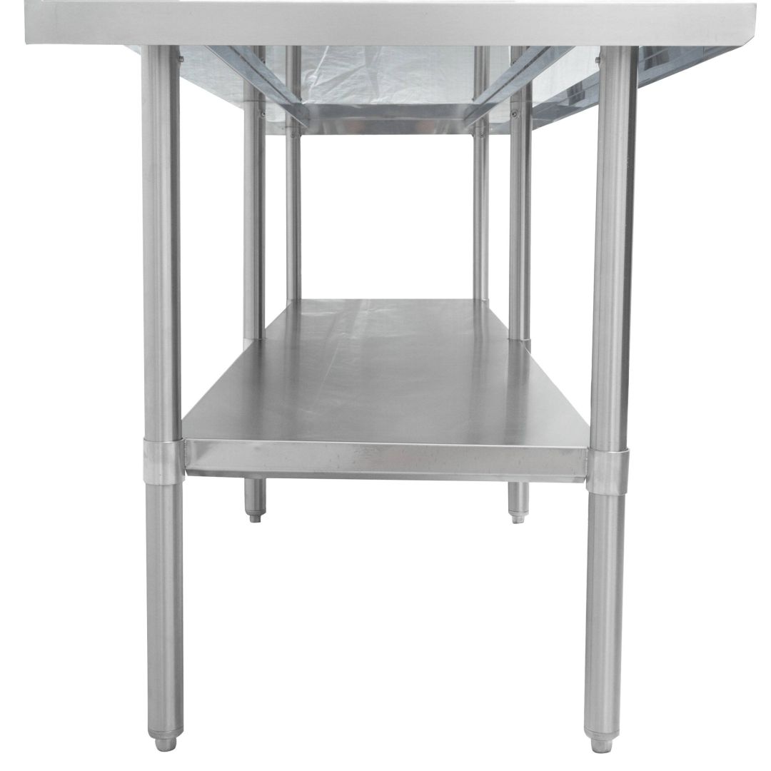 Table de travail en acier inoxydable 96" x 30"