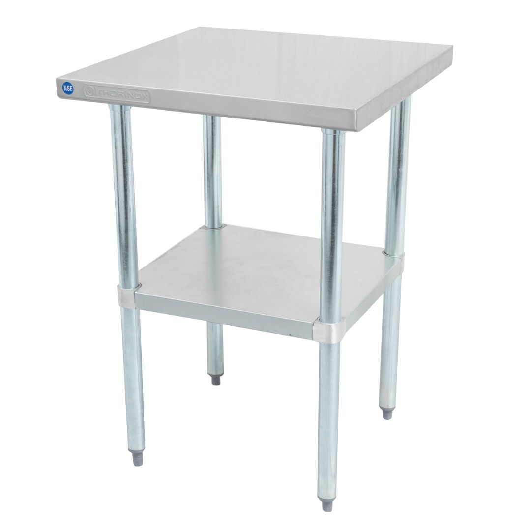 Table de travail en acier inoxydable 24" x 24"