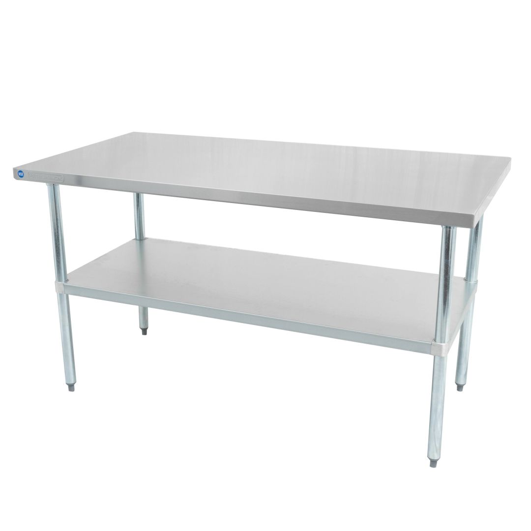 Table de travail en acier inoxydable 72" x 24"