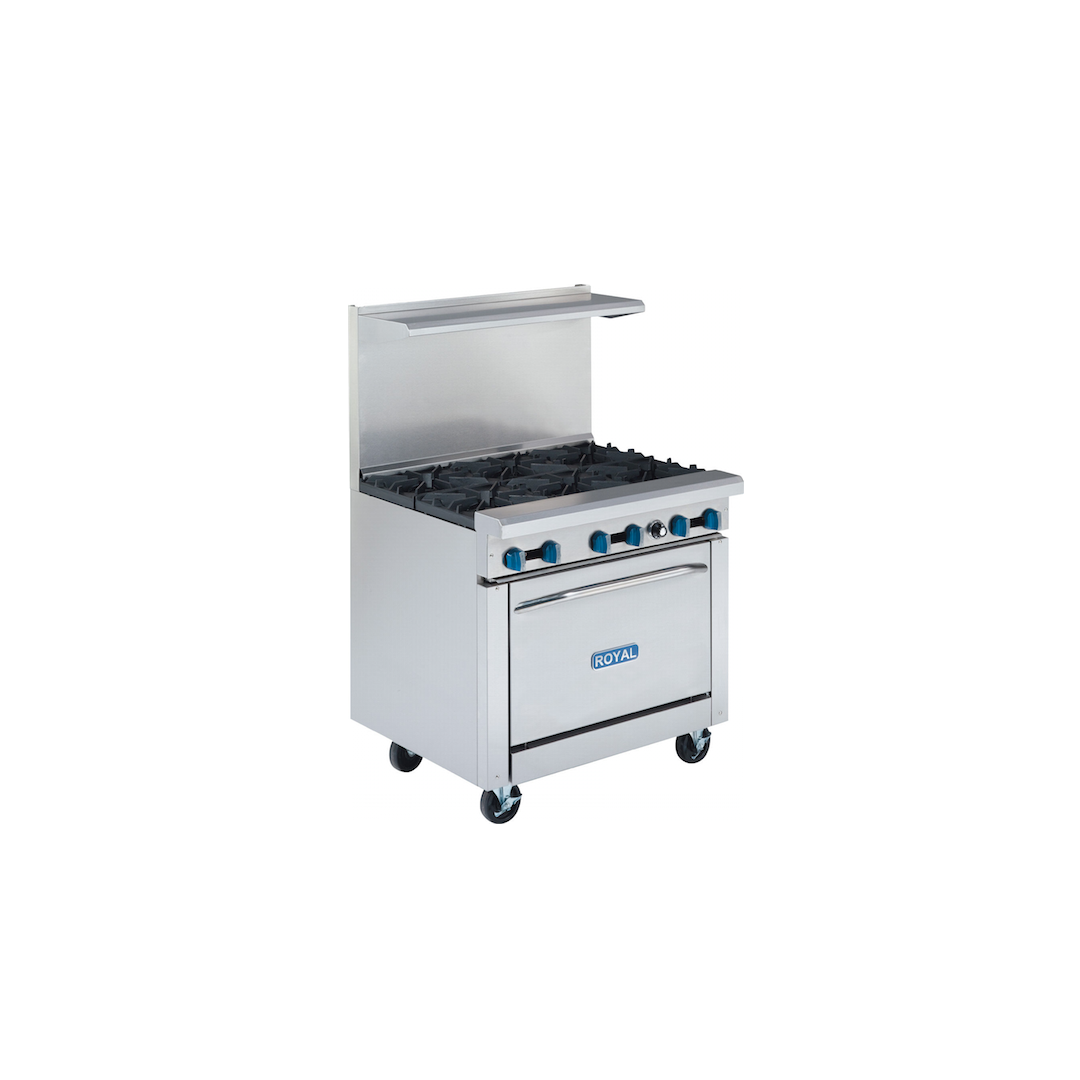 Cuisinière 6 feux, 1 four  36"- Gaz naturel