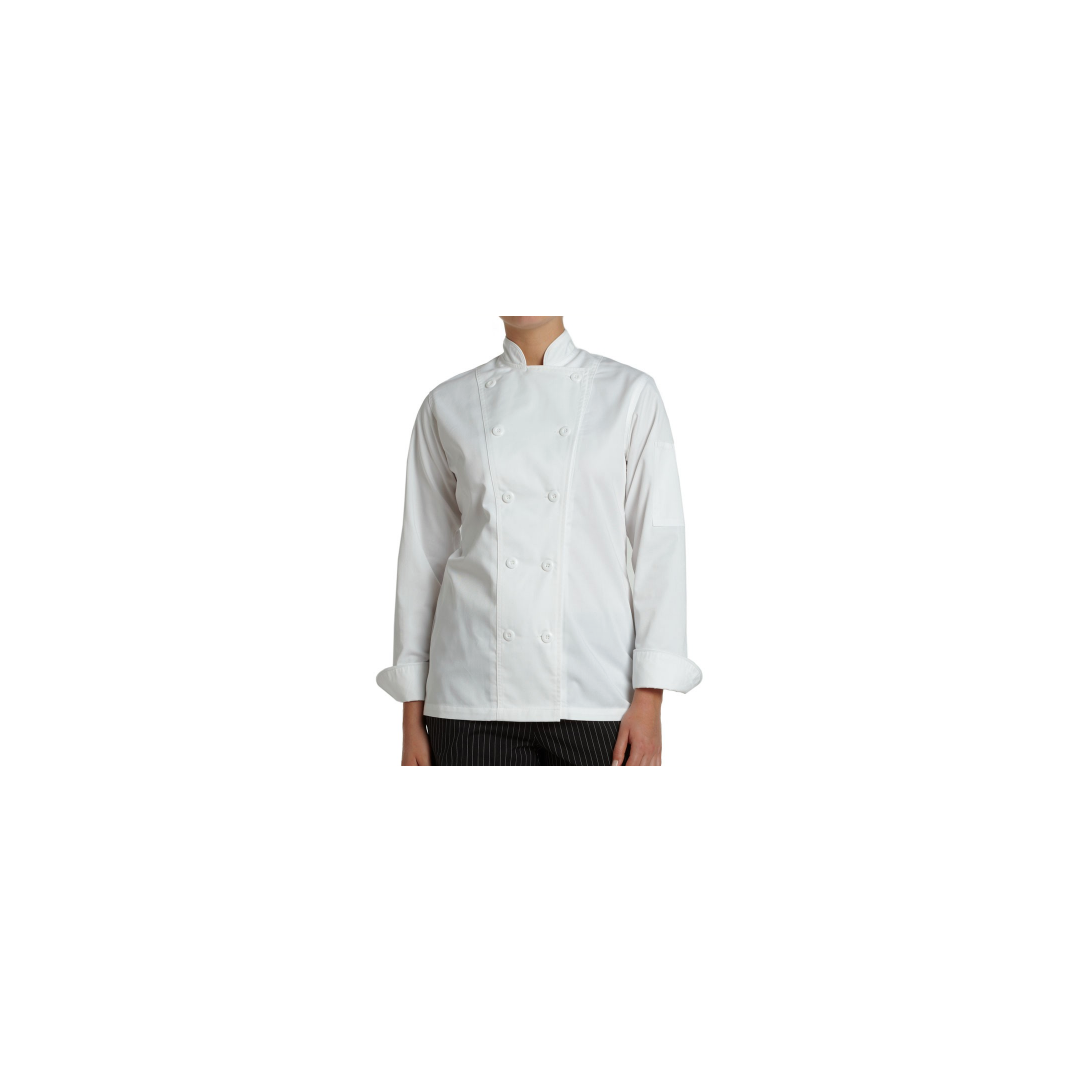 Veste de Chef MISO Blanc pour Femme M/ Longues (Medium)