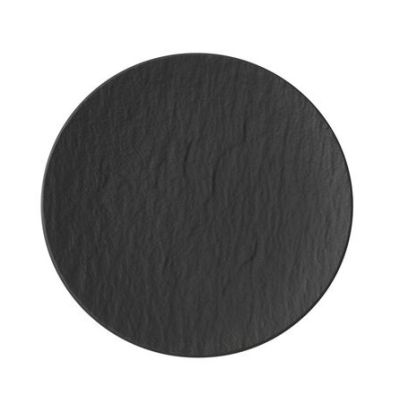 Assiette ronde 6,25" - Manufacture Rock gris-noir