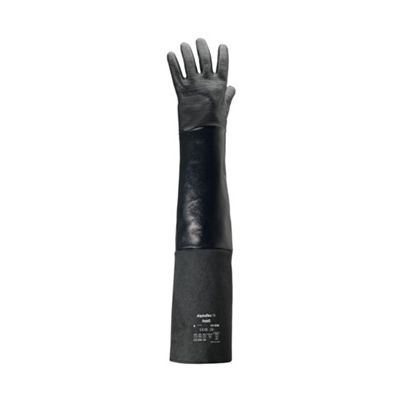 Paire de gants en néoprène taille 10 AlphaTec 26" - Noir