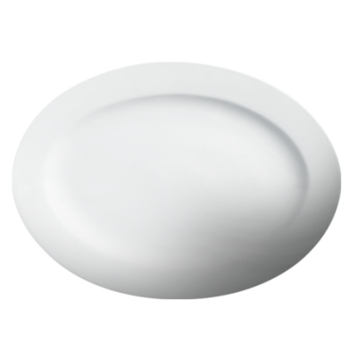 Assiette ovale 10,25" x 7,375" - Imperial White
