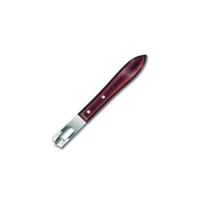 Wood handle channel knife 