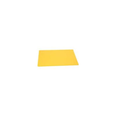 20" x 15" Polyethylene Cutting Board - Yellow