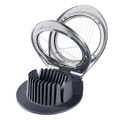 Nickel-Plated Zinc and Plastic Deluxe Egg Slicer
