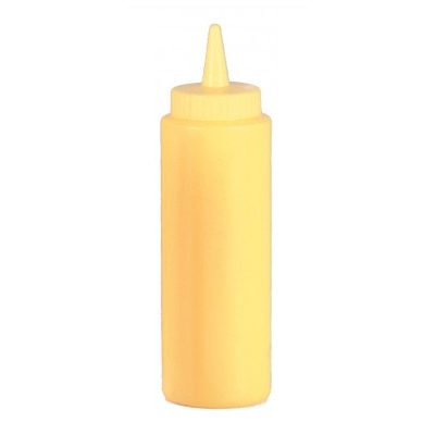 12 oz Squeeze Dispenser - Yellow