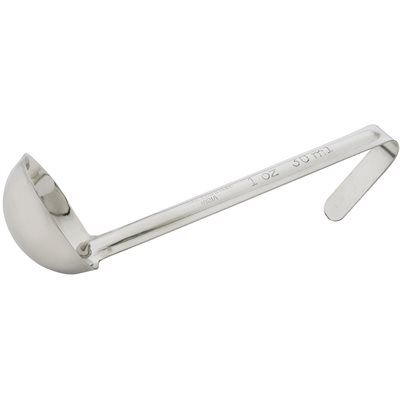 1 oz One-Piece Short Handled Stainless Steel Ladle