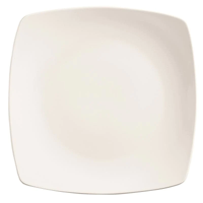 Assiette coupe carrée 10,25" - Porcelana