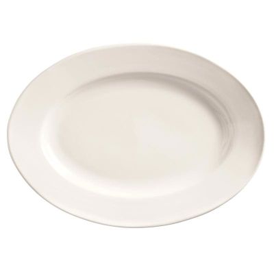 Assiette de service ovale 13,75" x 9,875" - Porcelana