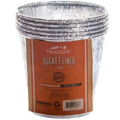 Set of Five Grease Bucket Liners