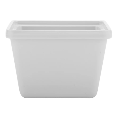 Square Container 28 oz White – 12 un/cs