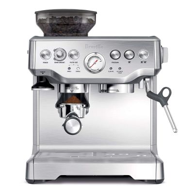 machine à café Breville en acier inoxydable