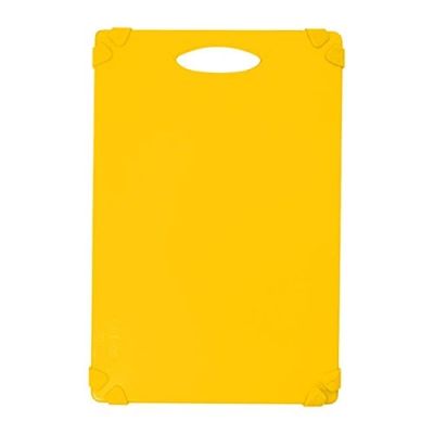 18" x 12" Polyethylene Cutting Board - Yellow