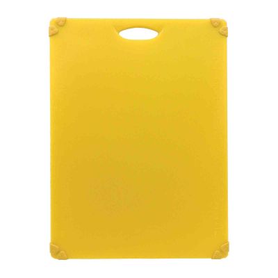 24" x 18" Polyethylene Cutting Board - Yellow