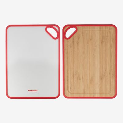 13.4" x 9.8" Bamboo and Polypropylene Cutting Board