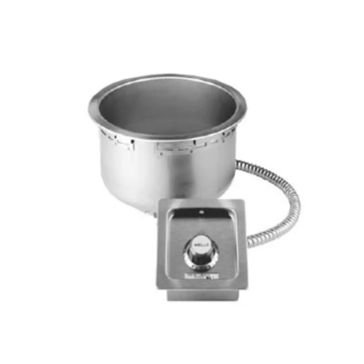 11 Qt. Round Insulated Drop-In Soup Well with Drain and Plug - 208/240V