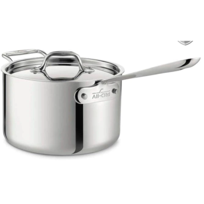 Stainless steel saucepan 3.8 liters