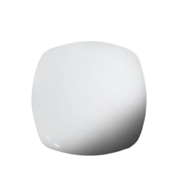 Assiette carrée en céramique 11.5"- Blanc