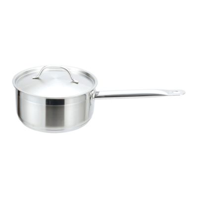 1.8 L Pro Low Stainless Steel Saucepan with Lid
