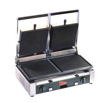 Grille-panini à nervures double - 3100 W
