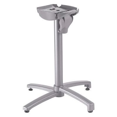 X-One Table Base - Silver Grey