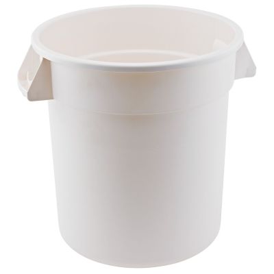 Poubelle ronde 20 gallons – Blanche
