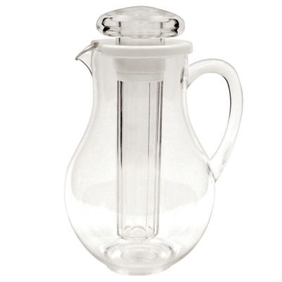 64 oz Polycarbonate Pitcher with Built-in Ice Core - Clear