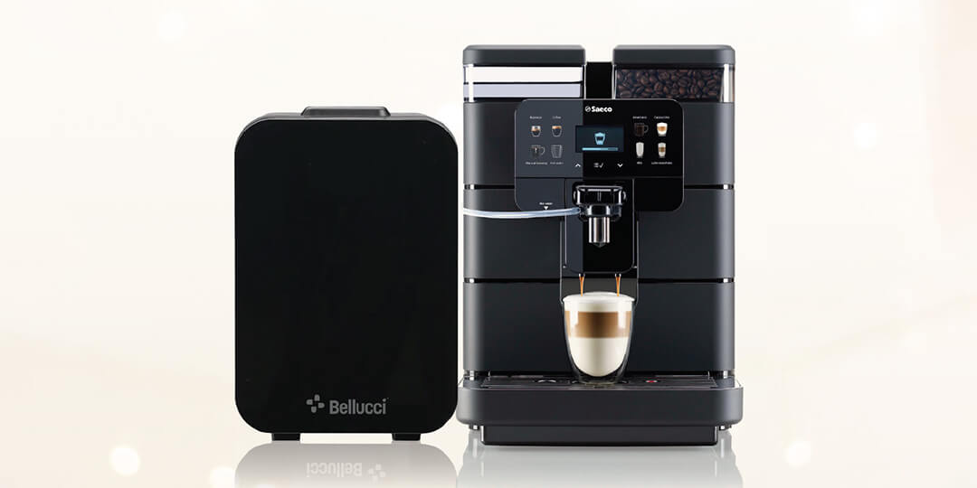 Obtenez un refroidisseur à lait Bellucci 2L d’une valeur de 275 $ à l’achat d’une machine à café automatique Saeco Royal OTC