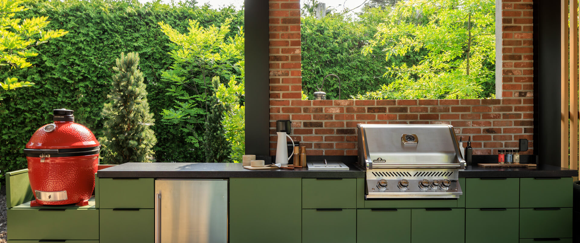 Cuisine extérieure sur mesure
